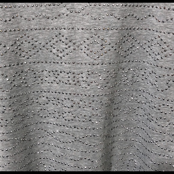 BANANA REPUBLIC | Gray Beaded Sleeveless Tee Sz M - Picture 7 of 13